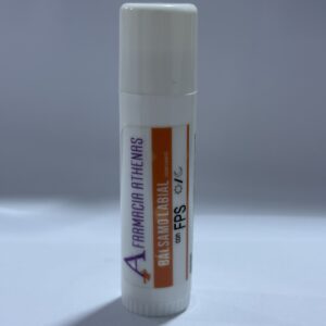 Bálsamo labial con FPS