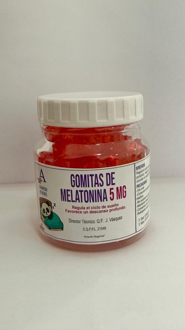 Gomitas Saludables Masticables de Melatonina