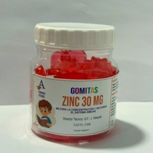Gomitas Saludables Masticables de Zinc