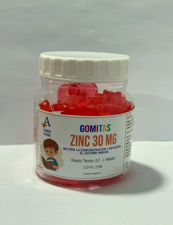 Gomitas Saludables Masticables de Zinc