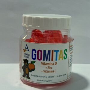 Gomitas Saludables Masticables de Vitamina D+Vitamina C+Zinc