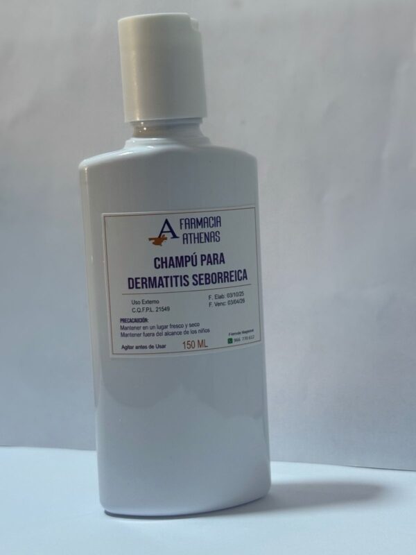 Champú para cabello con dermatitis seborreica