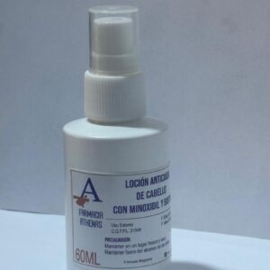 Loción anticaída de cabello con minoxidil y biotina(60ml y 120ml)