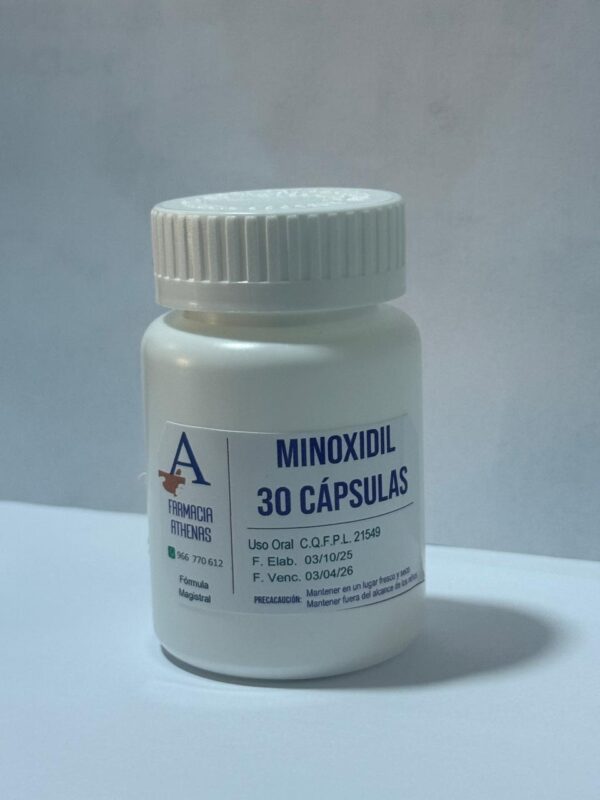 Cápsulas de Minoxidil (30 cápsulas)
