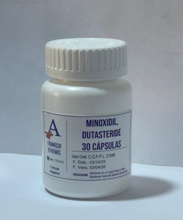 Cápsulas de Minoxidil, Dutasteride (30 cápsulas)