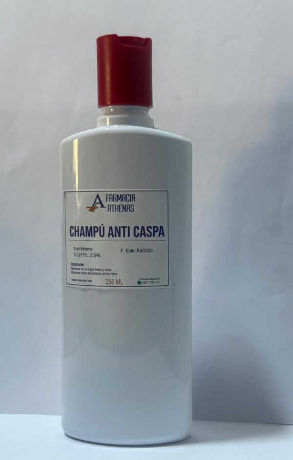 Champú anti caspa para cabello