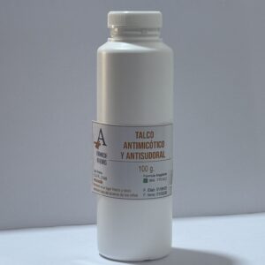 Talco antimicótico y antisudoral